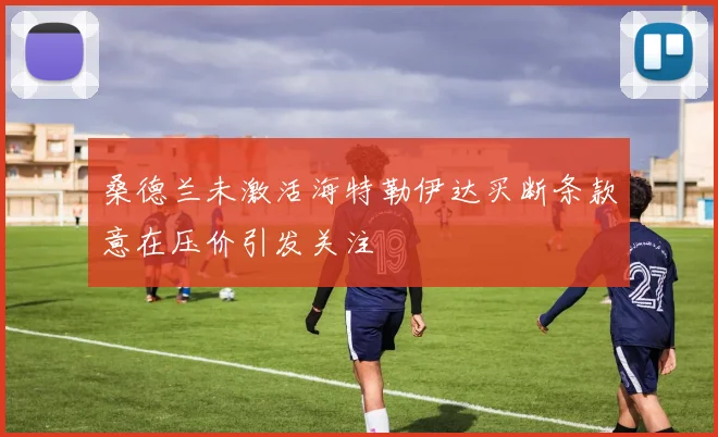 桑德兰未激活海特勒伊达买断条款意在压价引发关注